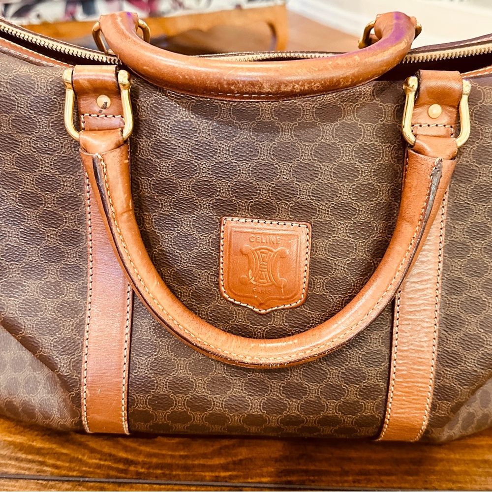 Celine Macadam Coated Canvas travel Bag - Picture 2 of 15